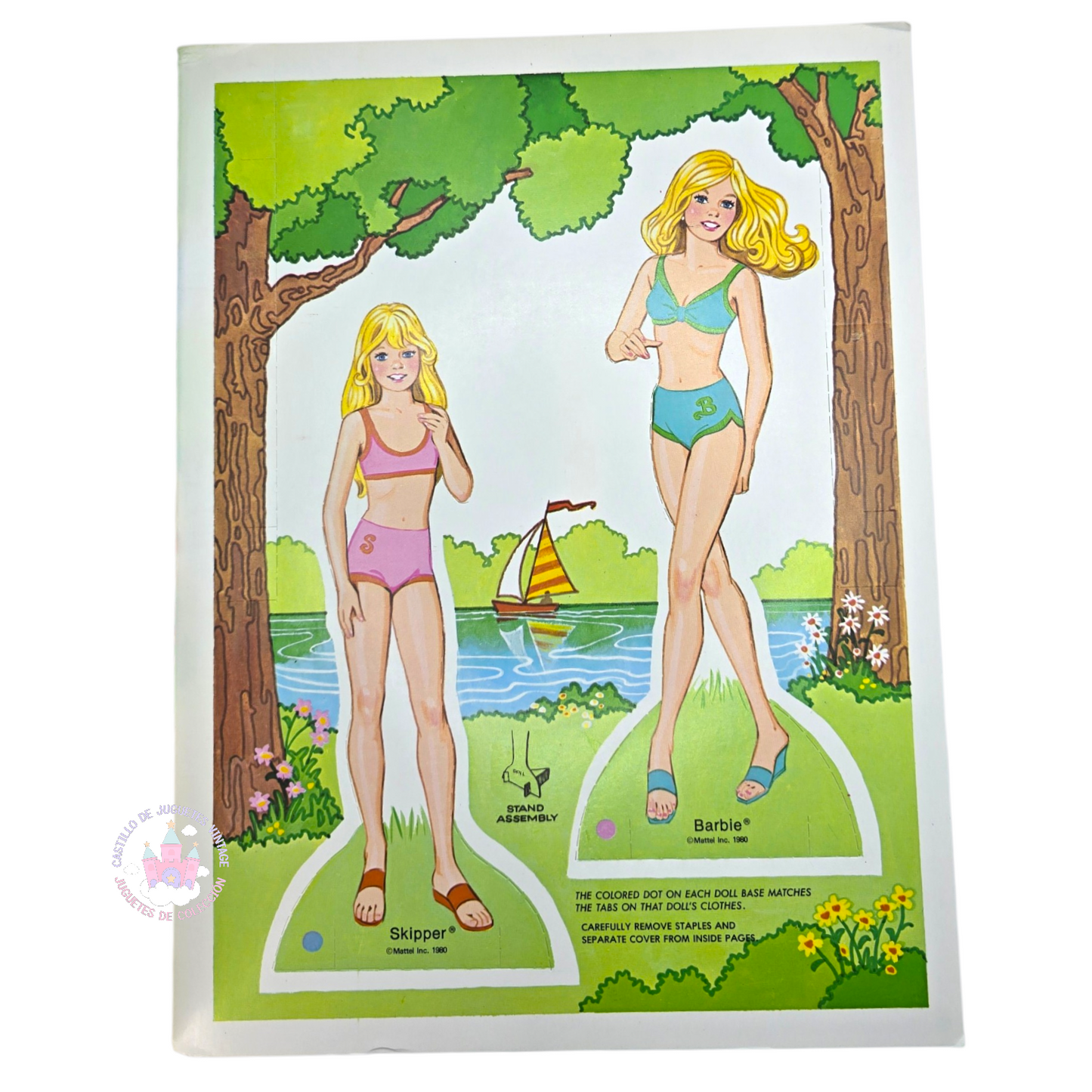 Libro de muñecas de Papel Vintage Barbie
