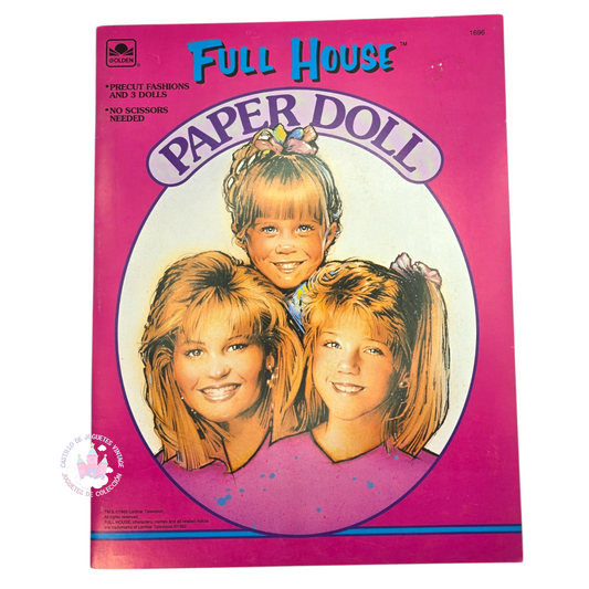 Libro de muñecas de Papel Vintage Full House