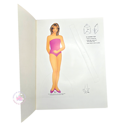Libro de muñecas de Papel Vintage Full House