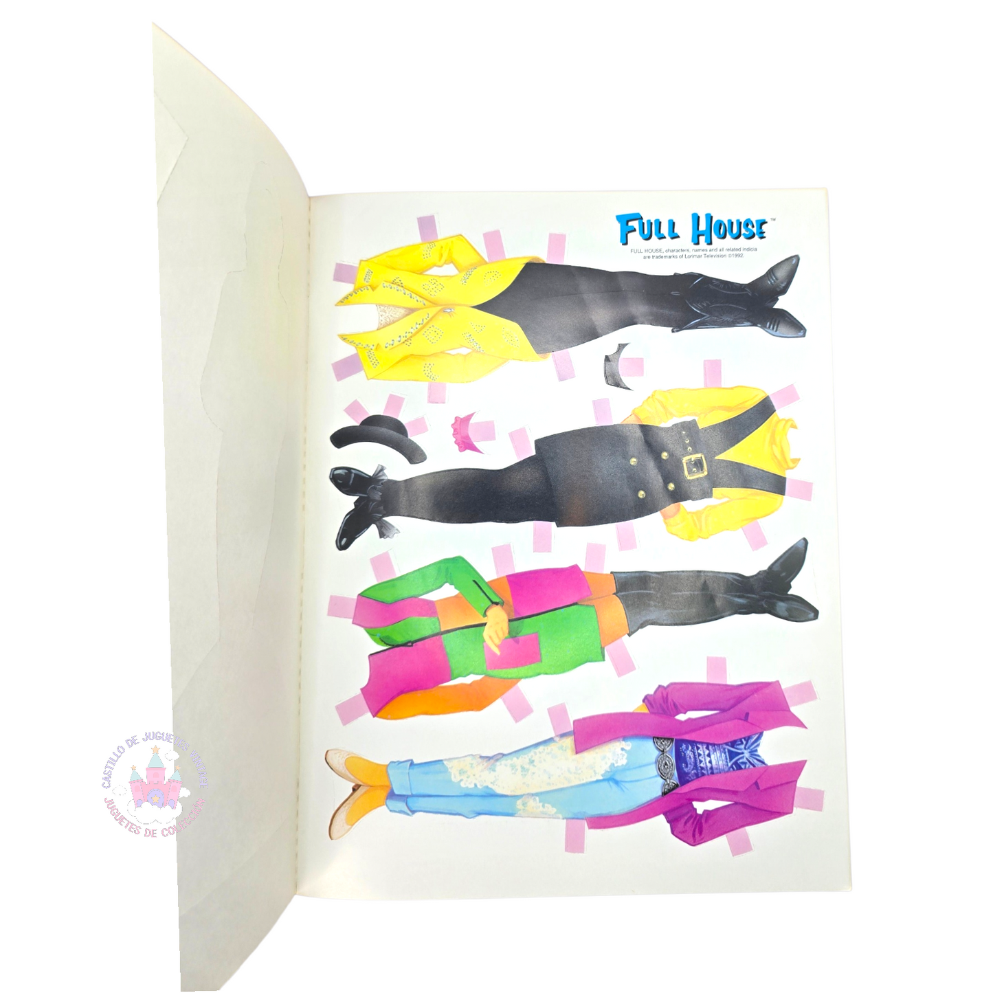 Libro de muñecas de Papel Vintage Full House