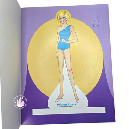 Libro de muñecas de Papel Vintage Lady Diana