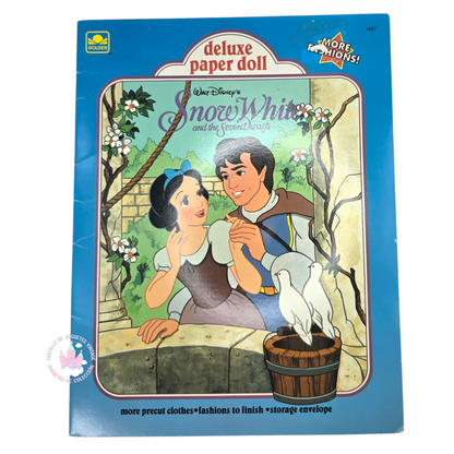 Libro de muñecas de Papel Vintage Blanca Nieves Snow White