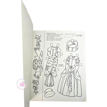 Libro de muñecas de Papel Vintage Blanca Nieves Snow White