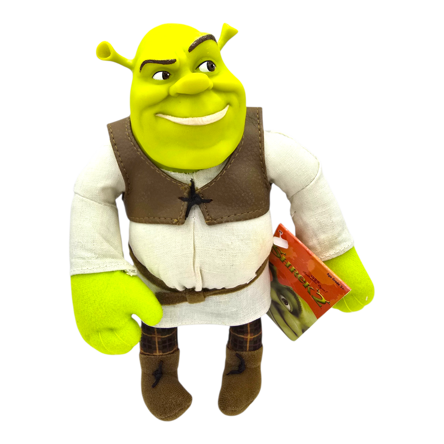 Muñeco Shrek 22 cms Vintage Año 2004 cuerpo de tela