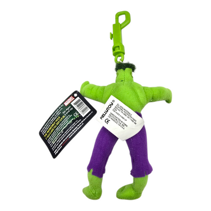 Hulk Llavero de peluche Vintage año 2003 Kellytoys con iman