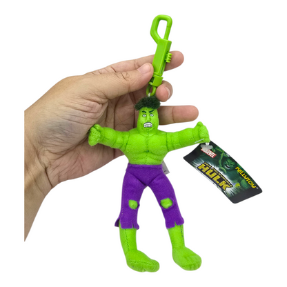 Hulk Llavero de peluche Vintage año 2003 Kellytoys con iman