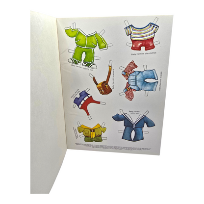 Libro de muñecas de Papel Vintage Muppets Babies Año 1984