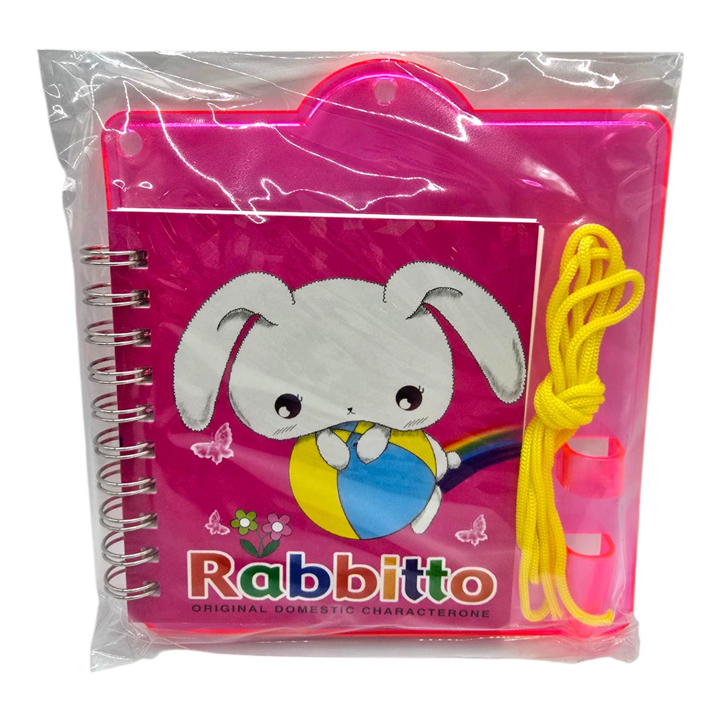 Memo Pad Vintage Libretita con base de acrílico hecha en Korea MOOGEEGAE Fancy Genéricos Rabbitto Rosa