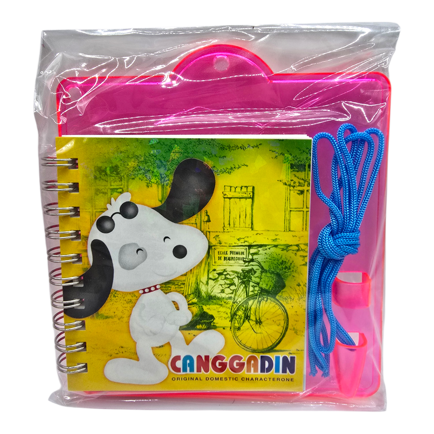 Memo Pad Vintage Libretita con base de acrílico hecha en Korea MOOGEEGAE Fancy Genéricos Canggadin Rosa