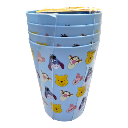 Set de Vasos Pooh de Plástico 473 ml