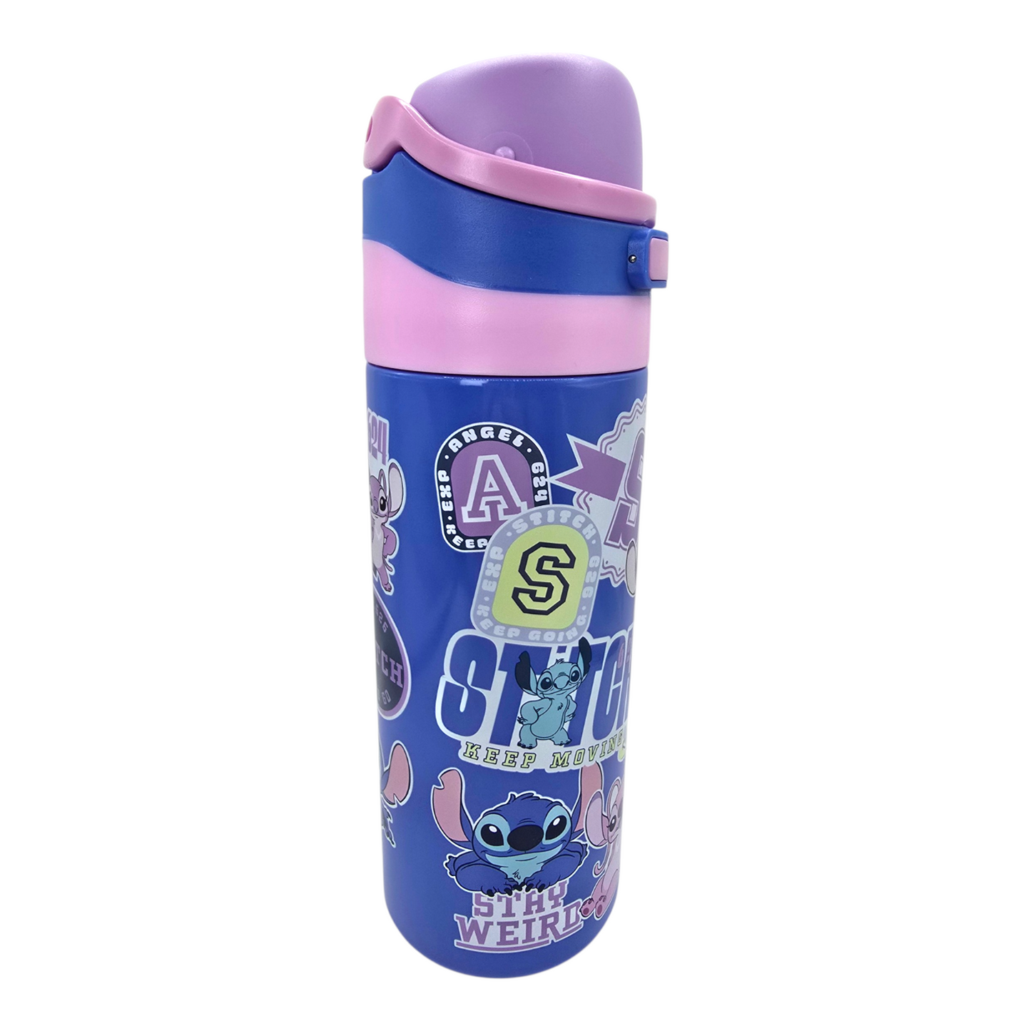 ⚠️Detalle en foto⚠️ Vaso tumbler de aluminio Stitch BioWorld 473 ml 16 oz