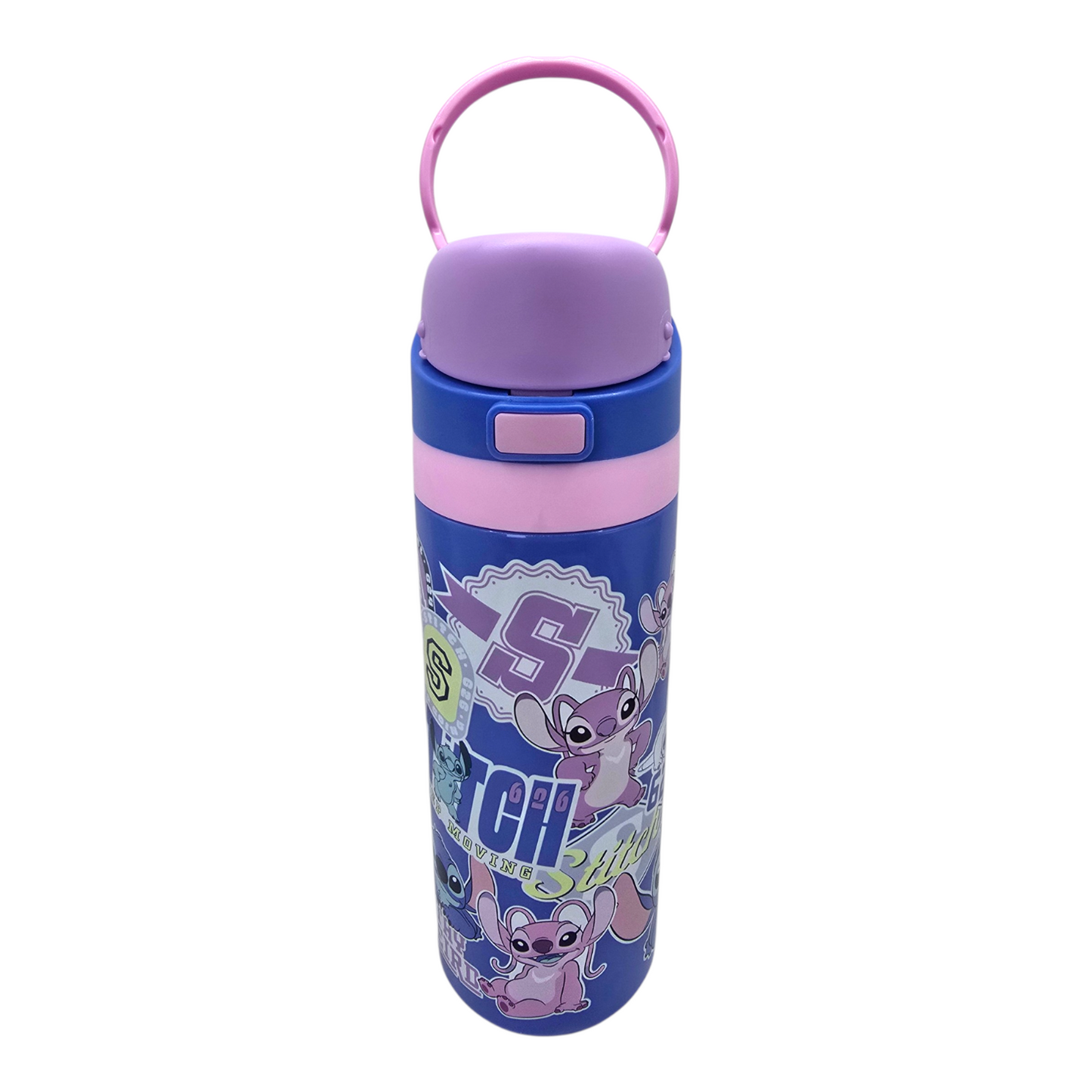 ⚠️Detalle en foto⚠️ Vaso tumbler de aluminio Stitch BioWorld 473 ml 16 oz