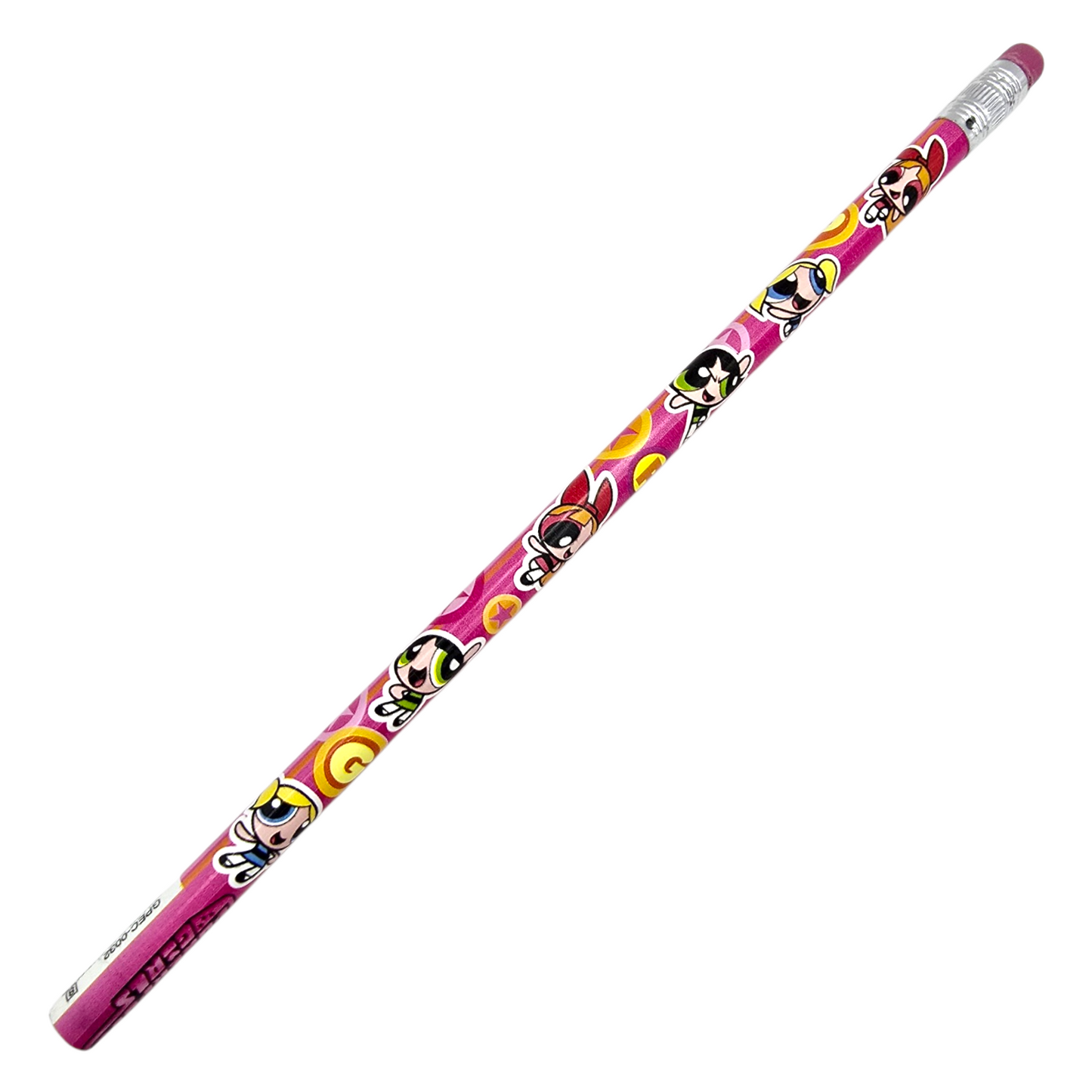 Lápiz vintage Powerpuff Girls Chicas super poderosas Rosa