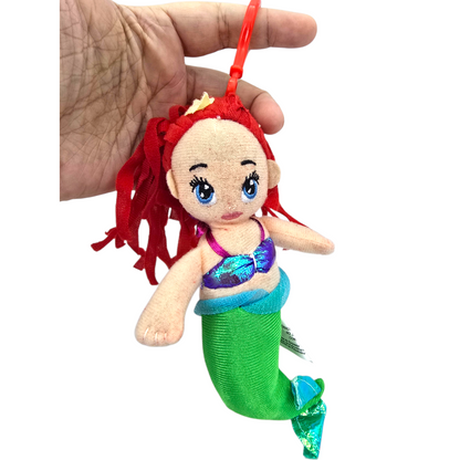 Llavero bag clip Vintage Fisher Price Princesas Disney año 2002 Ariel Little mermaid La Sirenita