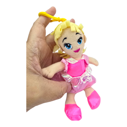 Llavero bag clip Vintage Fisher Price Princesas Disney año 2002 Aurora Sleeping Beauty La Bella Durmiente