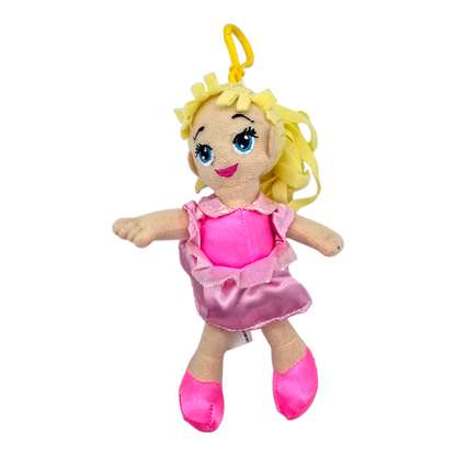 Llavero bag clip Vintage Fisher Price Princesas Disney año 2002 Aurora Sleeping Beauty La Bella Durmiente