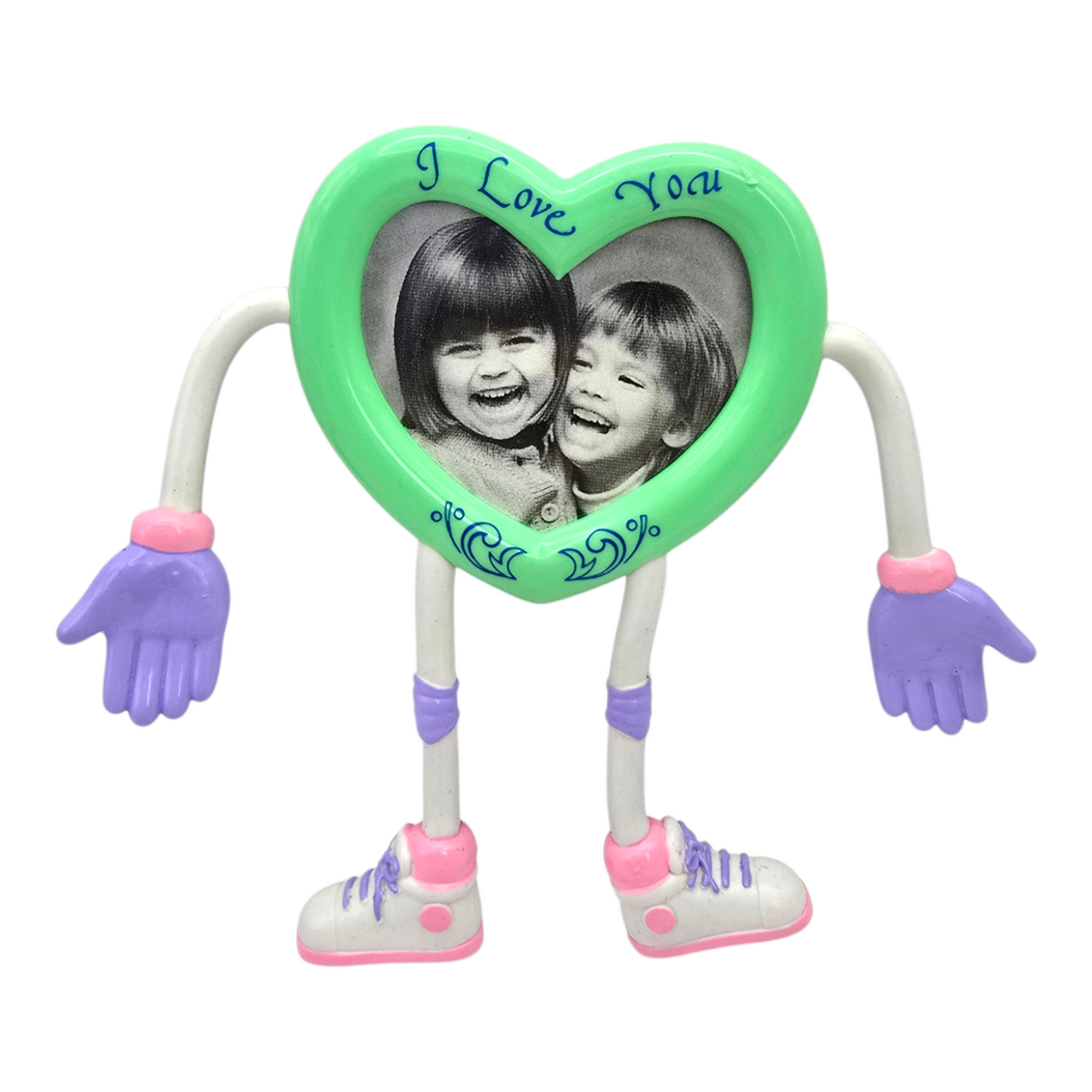 Portaretratos flexible vintage posable (Verde)