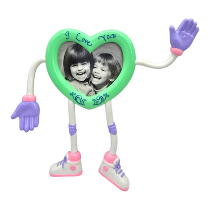 Portaretratos flexible vintage posable (Verde)