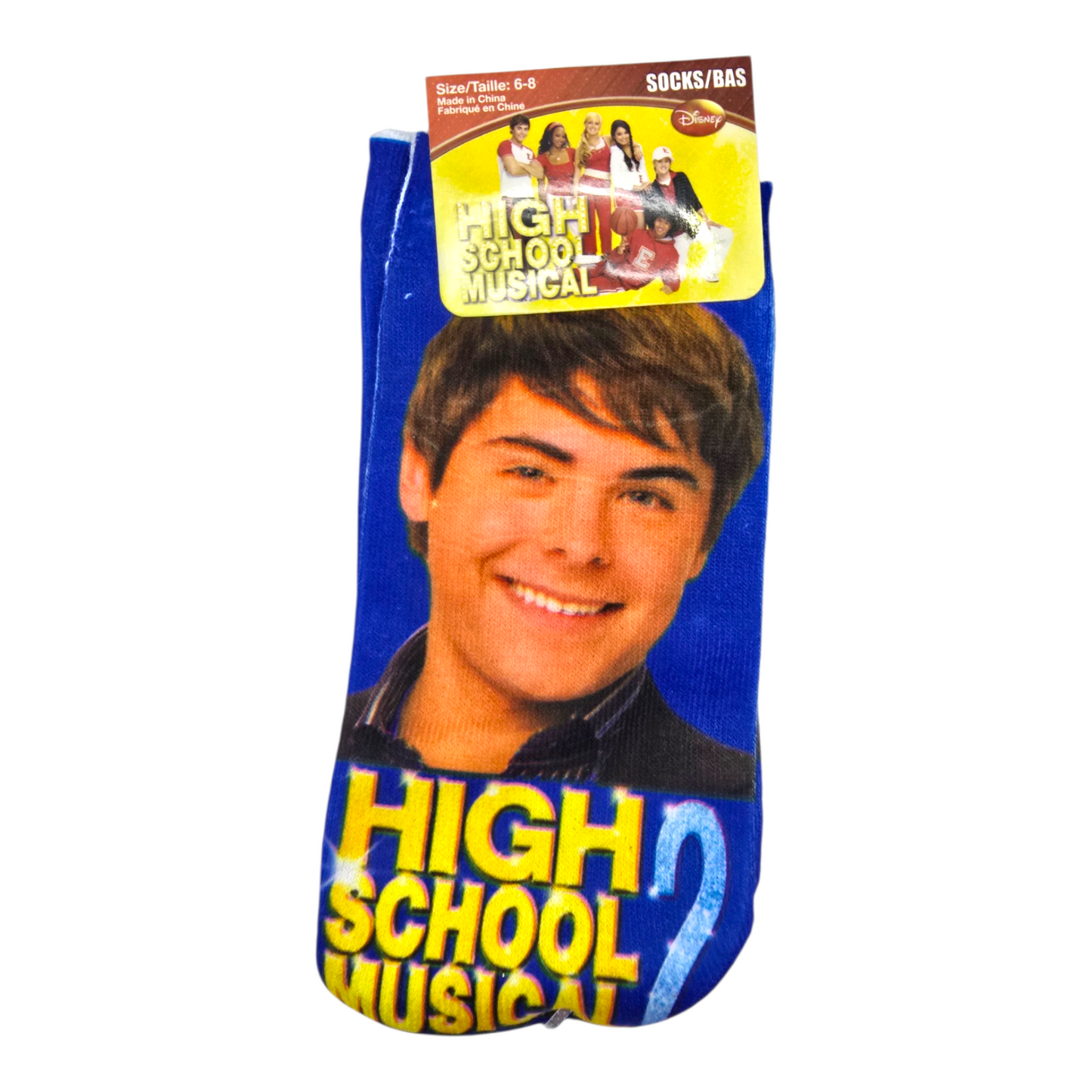 Tobillera vintage high school musical tola 6-8 americano juniors Troy Azul