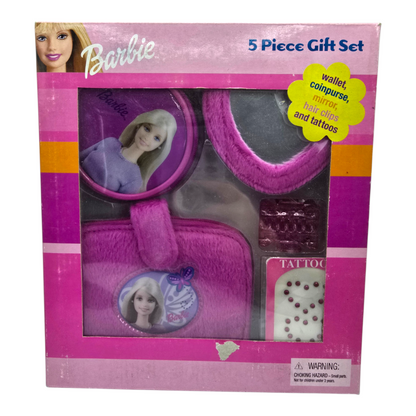 Barbie giftset con cartera y accesorios marca pyramid