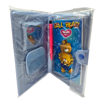 Bell Bear Ninety-nine Papelería vintage Nuevo años 90s Vinyl aperlado Libreta