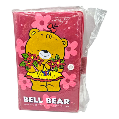 Bell Bear Ninety-nine Papelería vintage Nuevo años 90s Vinyl rosa Libreta