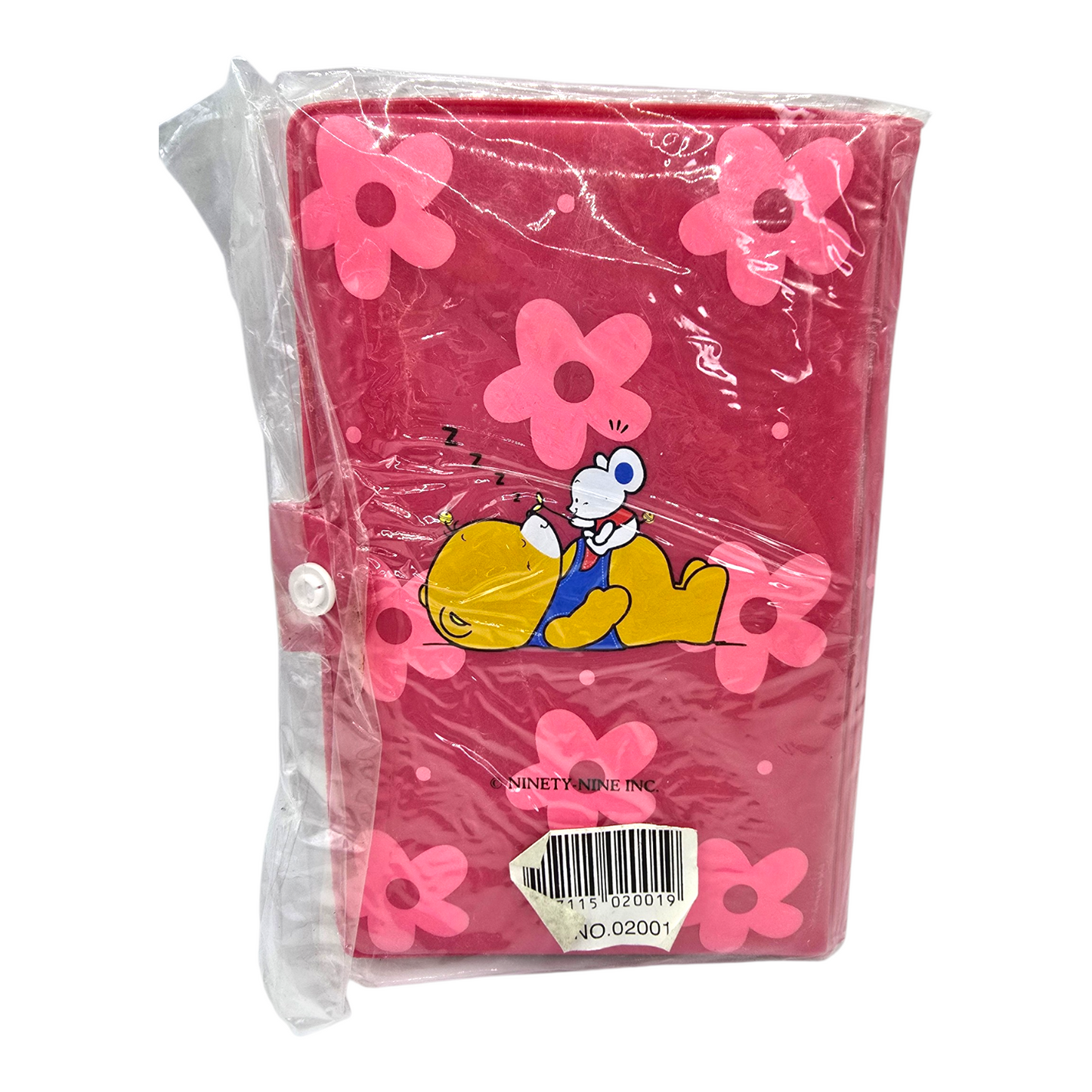 Bell Bear Ninety-nine Papelería vintage Nuevo años 90s Vinyl rosa Libreta