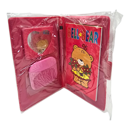Bell Bear Ninety-nine Papelería vintage Nuevo años 90s Vinyl rosa Libreta