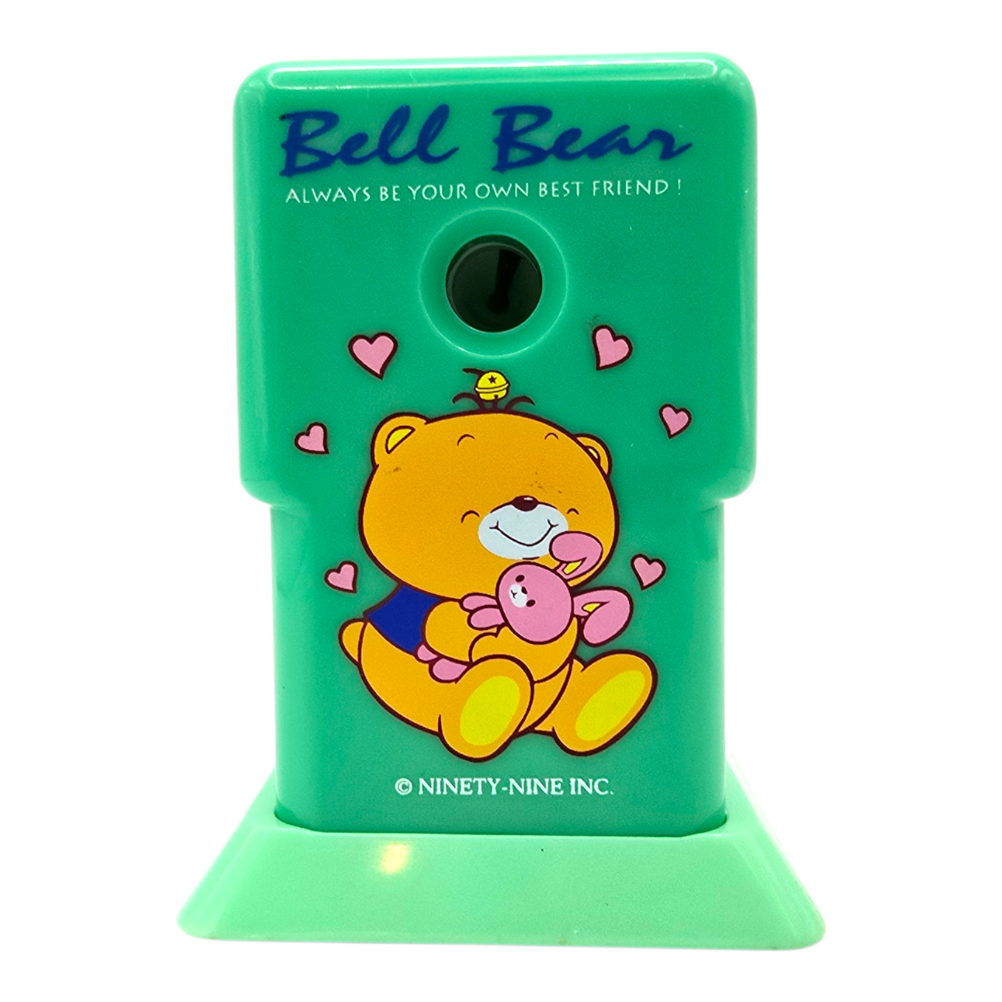 Bell Bear Ninety-nine Sacapuntas vintage Nuevo años 90s Verde