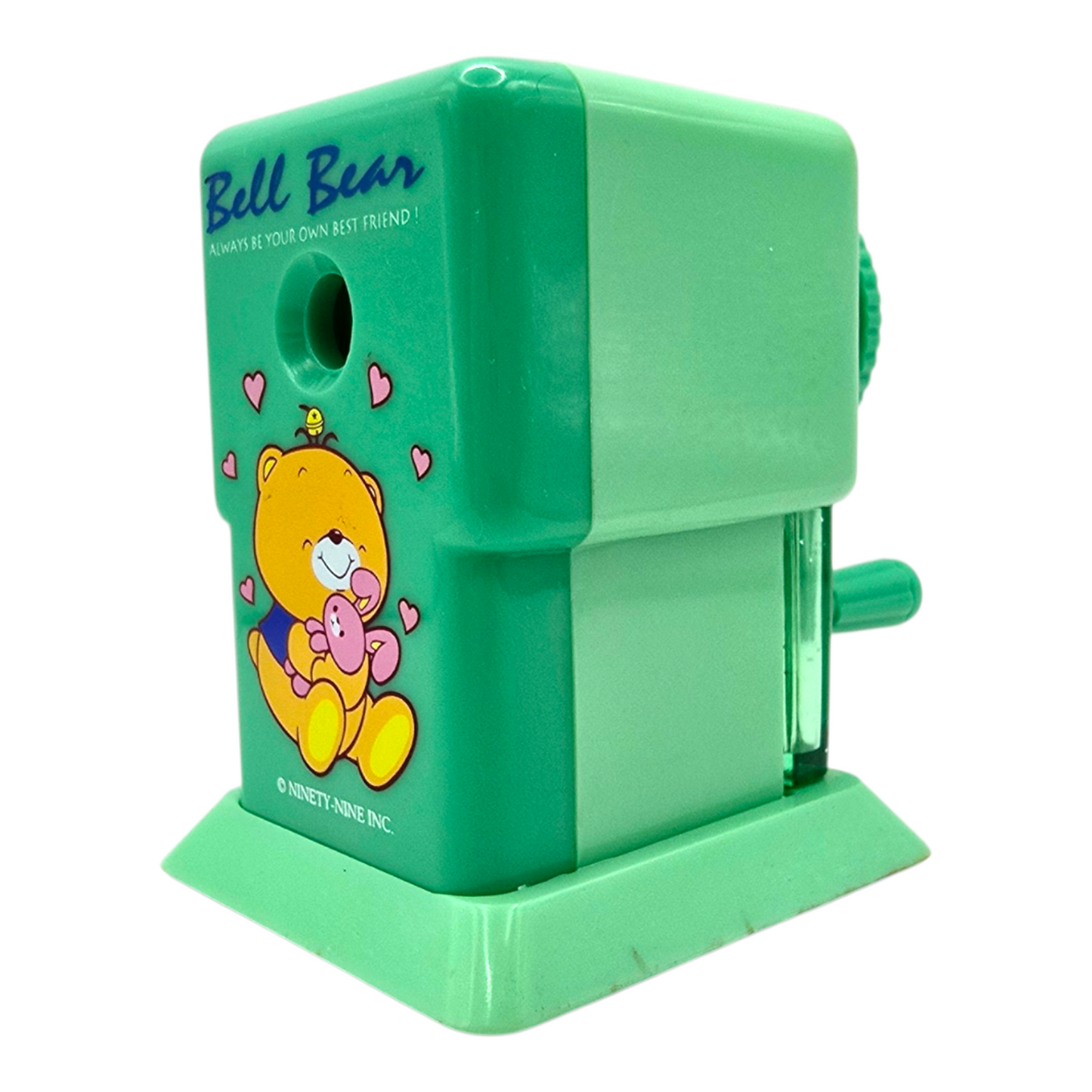 Bell Bear Ninety-nine Sacapuntas vintage Nuevo años 90s Verde