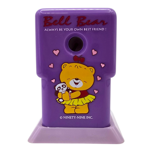 Bell Bear Ninety-nine Sacapuntas vintage Nuevo años 90s Morado