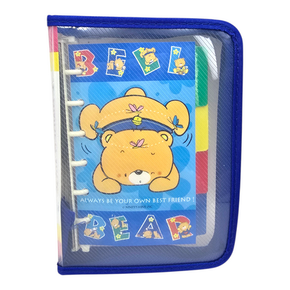 Bell Bear Ninety-nine Libreta agenda vintage Nuevo años 90s