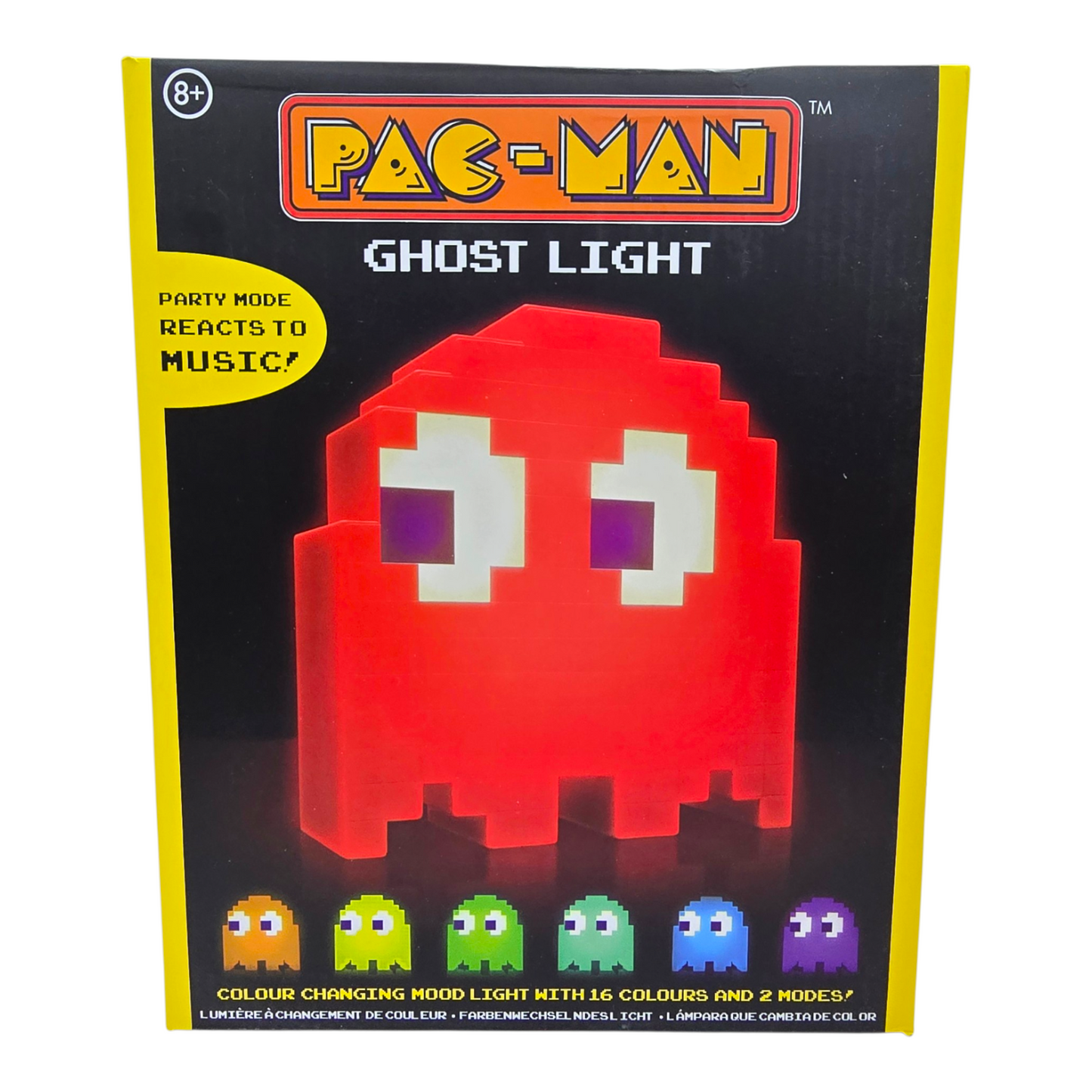 Pac-man lámpara de fantasma Paladone  19cm x 19cm aprox