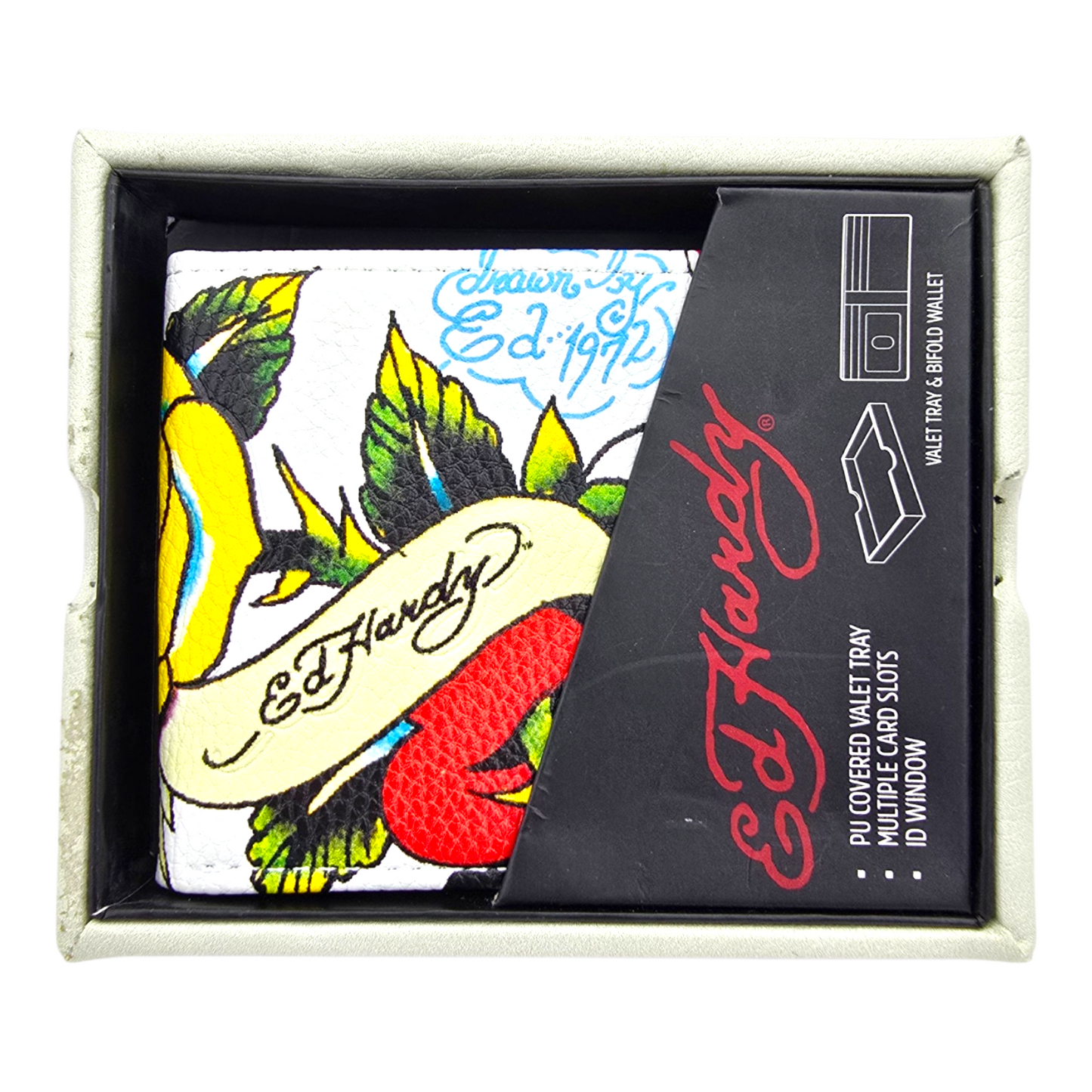 Cartera bi-fold caballero Ed Hardy