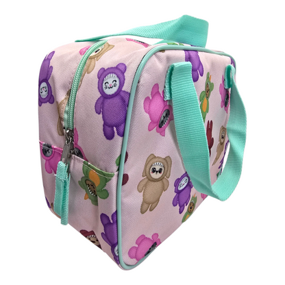 Lonchera bolsa aislada térmica Ositos Monstruo 23cm x 21cm x 12cm aprox