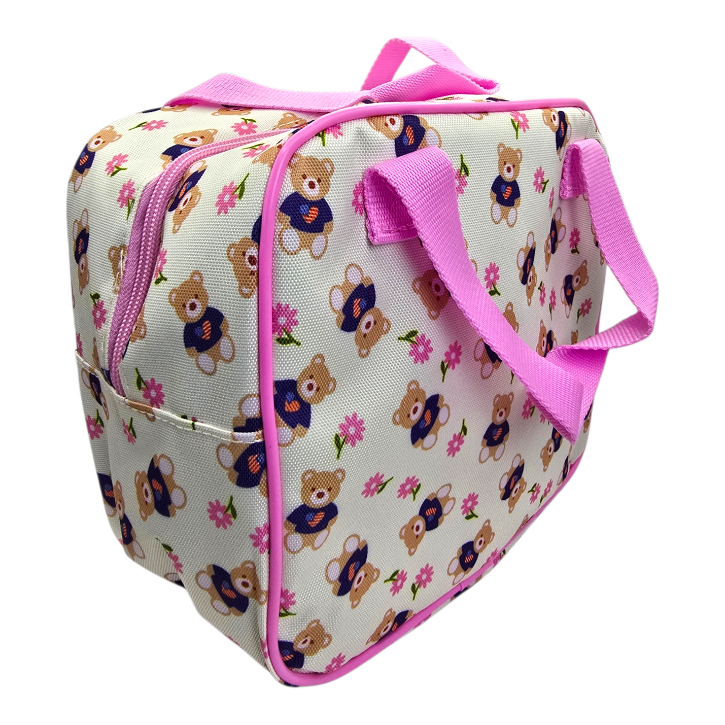 Lonchera bolsa aislada térmica Ositos 23cm x 21cm x 12cm aprox