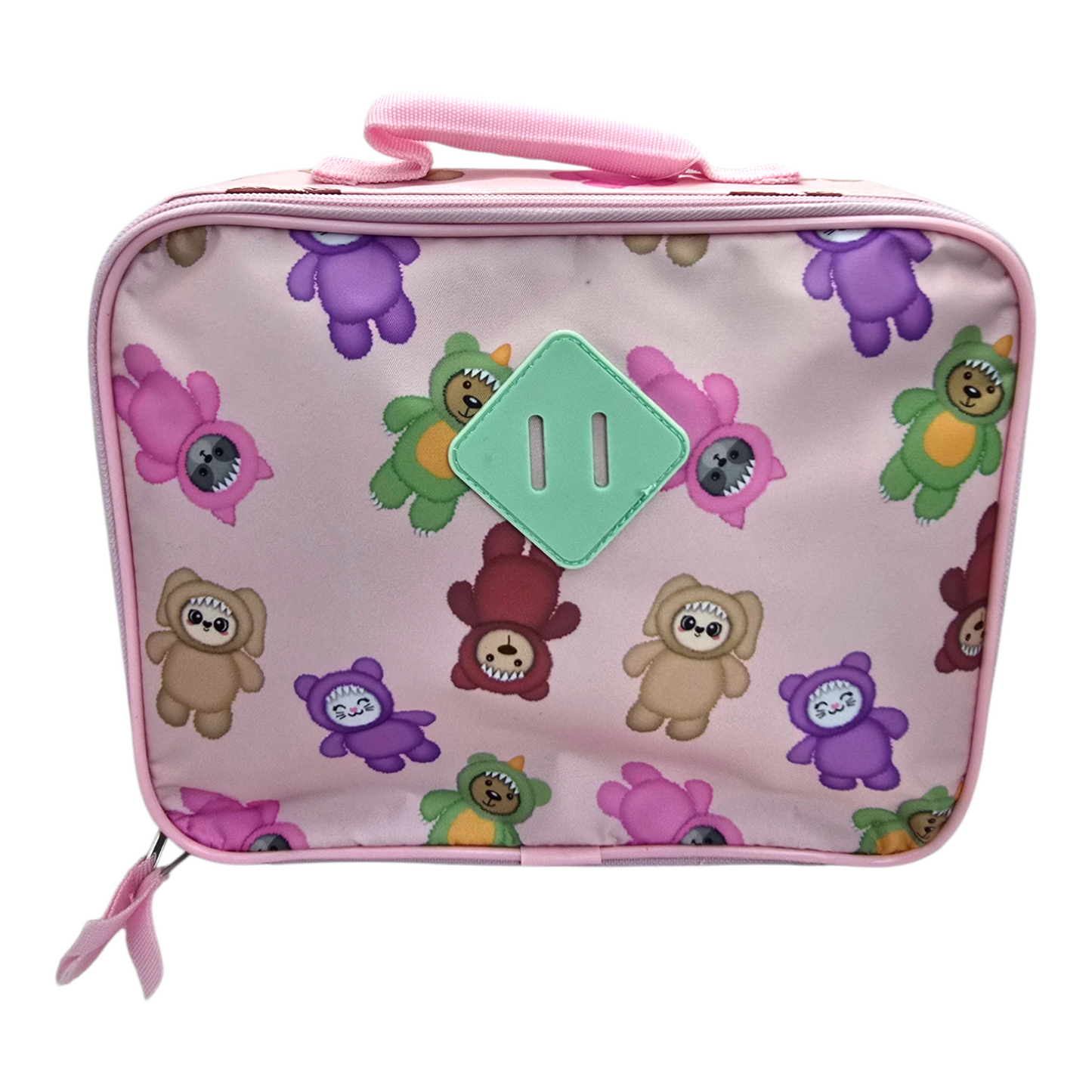 Lonchera bolsa aislada térmica Ositos Disfrazados 26cm x 20cm x 7cm aprox (copia)