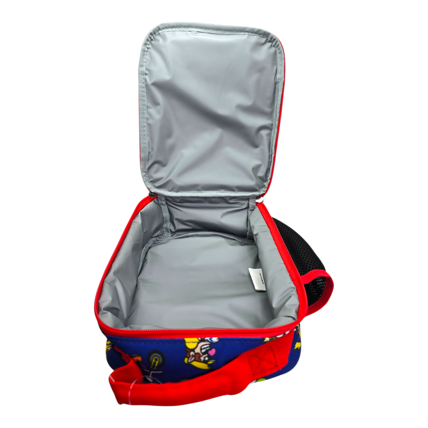 Lonchera bolsa aislada Mario Bros Mario Kart original licencia 24cm x 20cm x 8cm aprox