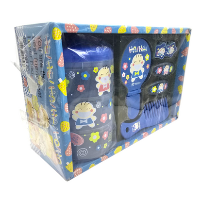 Set de accesorios para peinar vintage Japonés Soundy 1981 Azul