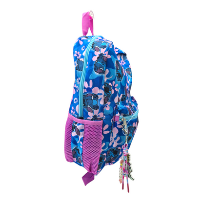 Mochila Stitch licencia Disney original con charm 40x30cm aprox