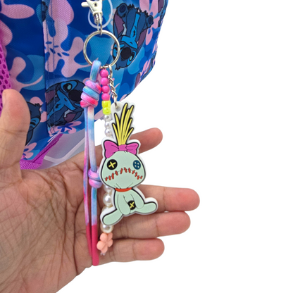 Mochila Stitch licencia Disney original con charm 40x30cm aprox