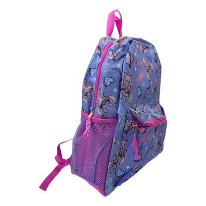 Mochila Angel Stitch Lila original licencia Disney 43x30cm aprox