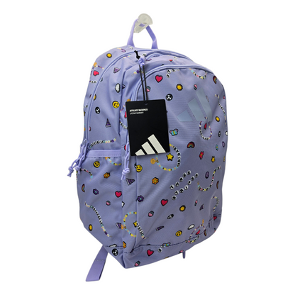 Mochila Adidas estampado Retro Lila 48x36cm aprox