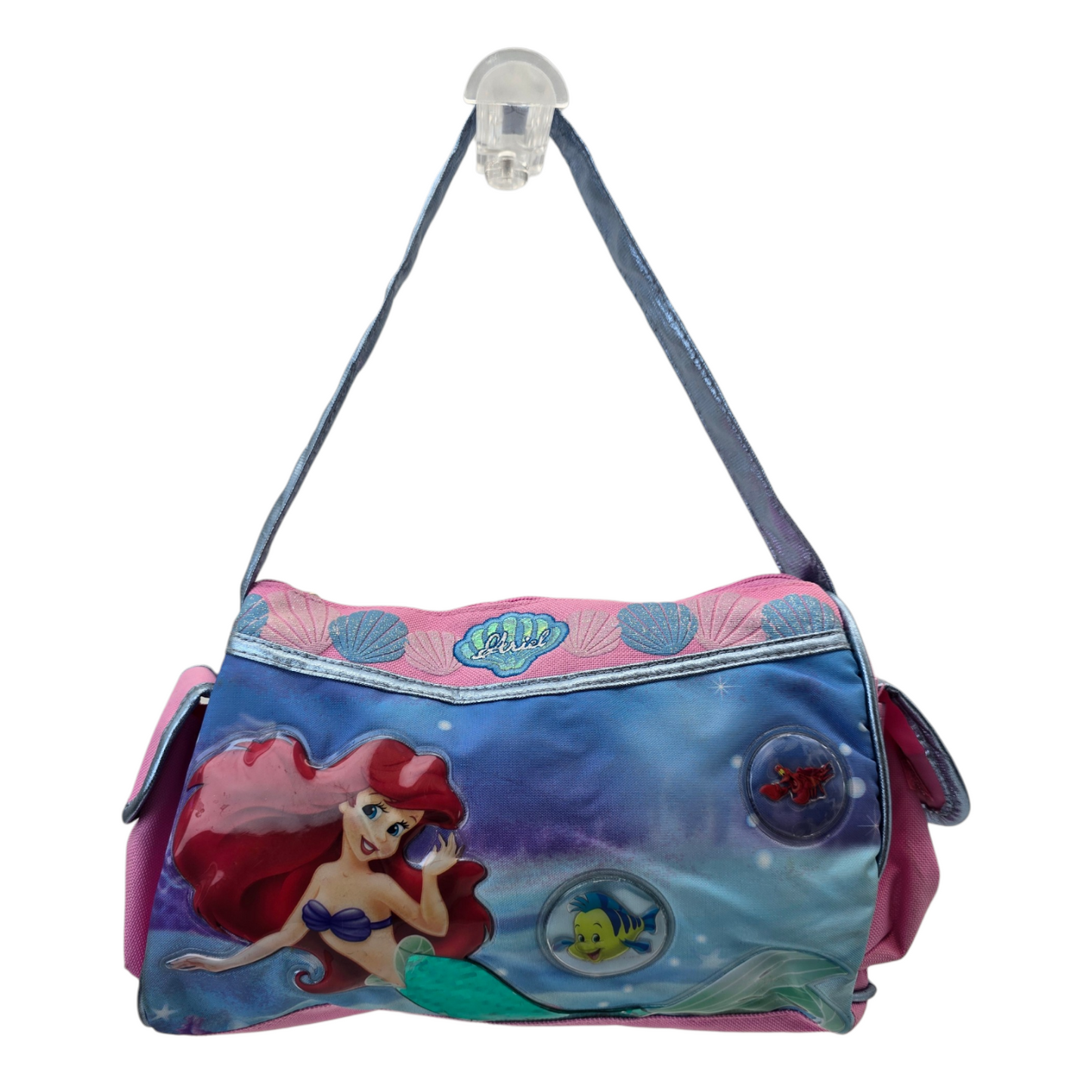 Bolsa pequeña de hombro vintage Sirenita Little Mermaid Ariel Disney 20x30cm aprox