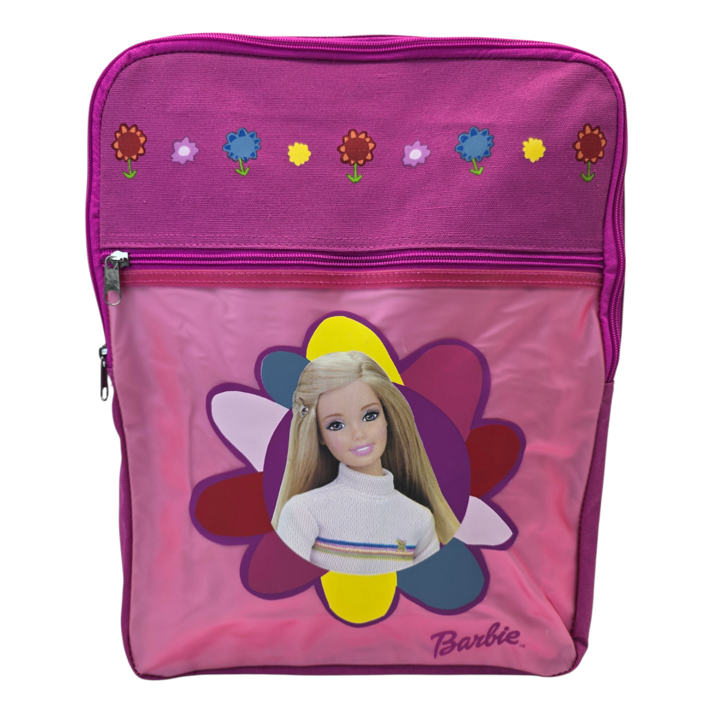 Mochila cuadrada de Barbie original vintage año 2000 Pyramid 41x32cm aprox