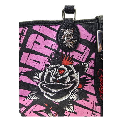Bolso Ed Hardy checkers  41x24cm aprox
