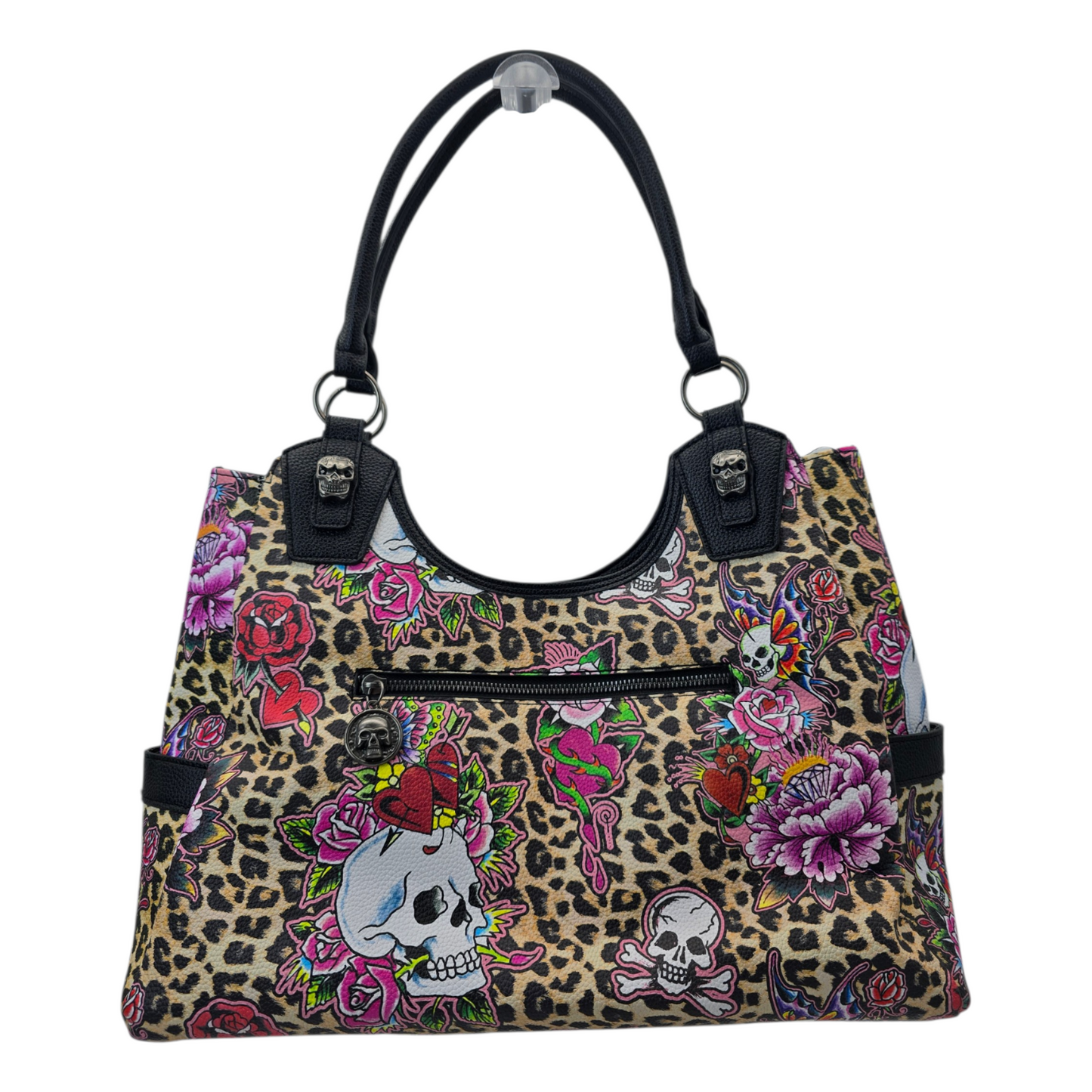 Bolso tote Ed Hardy con mezclilla 46x30cm aprox