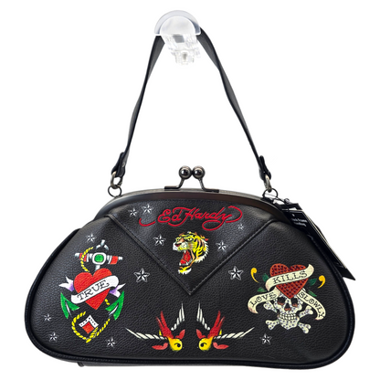 Ed Hardy Clutch 28x15cm aprox