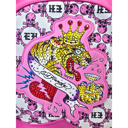 Tote Ed Hardy rosa 40x30cm aprox