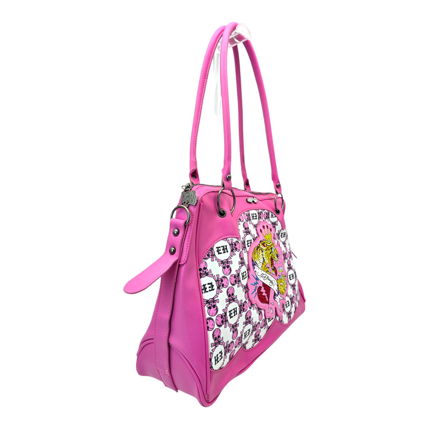 Tote Ed Hardy rosa 40x30cm aprox
